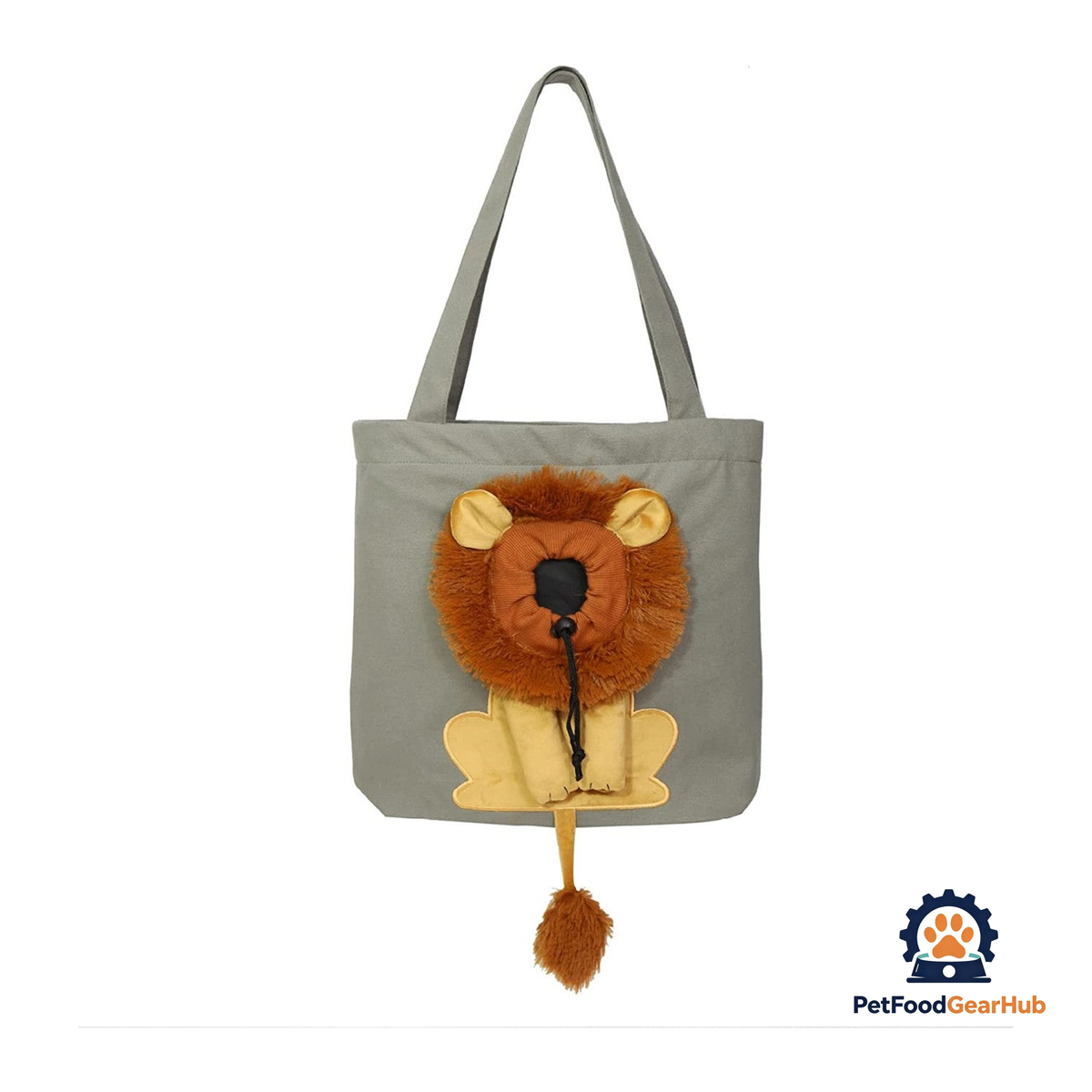 PetFoodGearHub Lion-Shaped Pet Canvas Shoulder Bag - product image 8