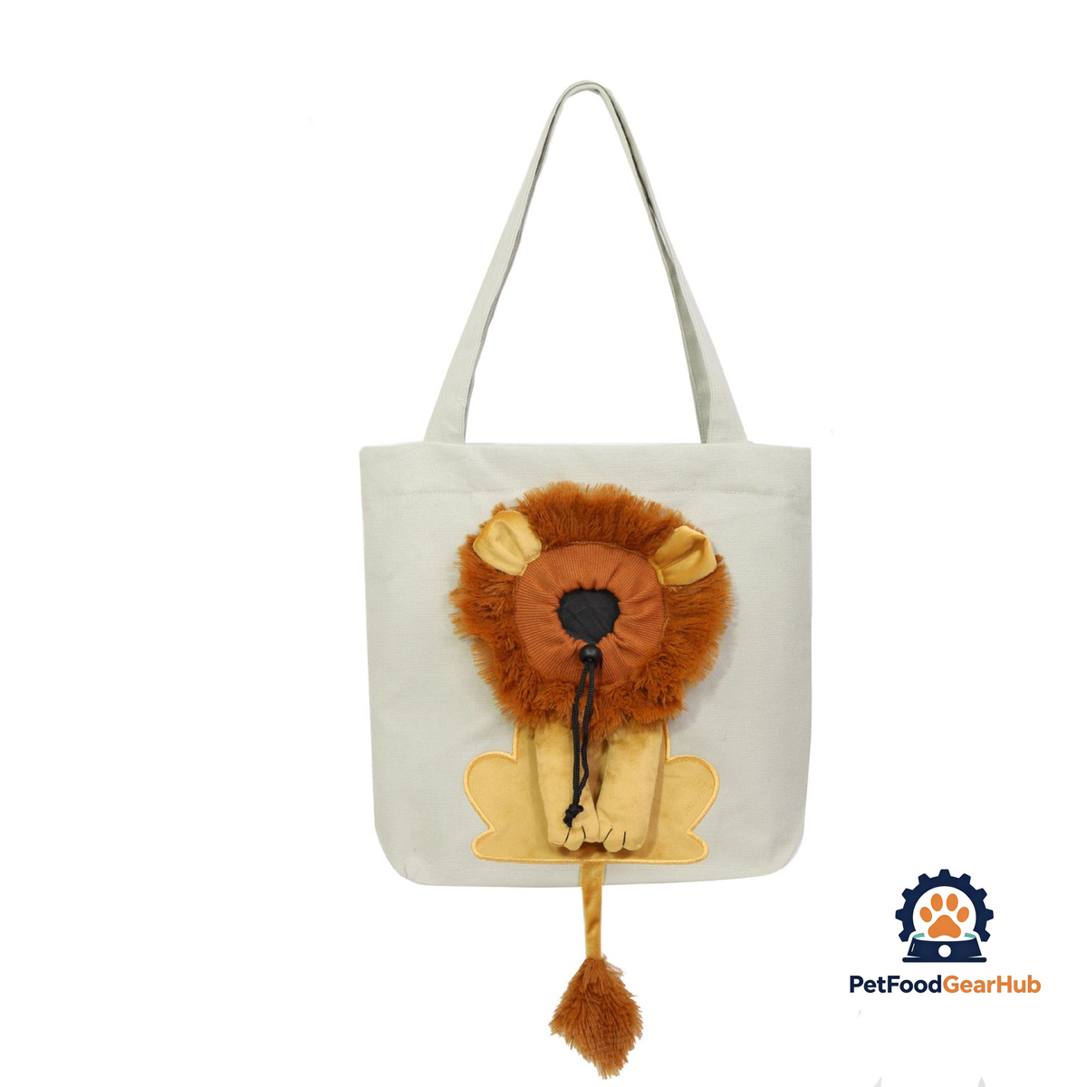 PetFoodGearHub Lion-Shaped Pet Canvas Shoulder Bag - product image 9