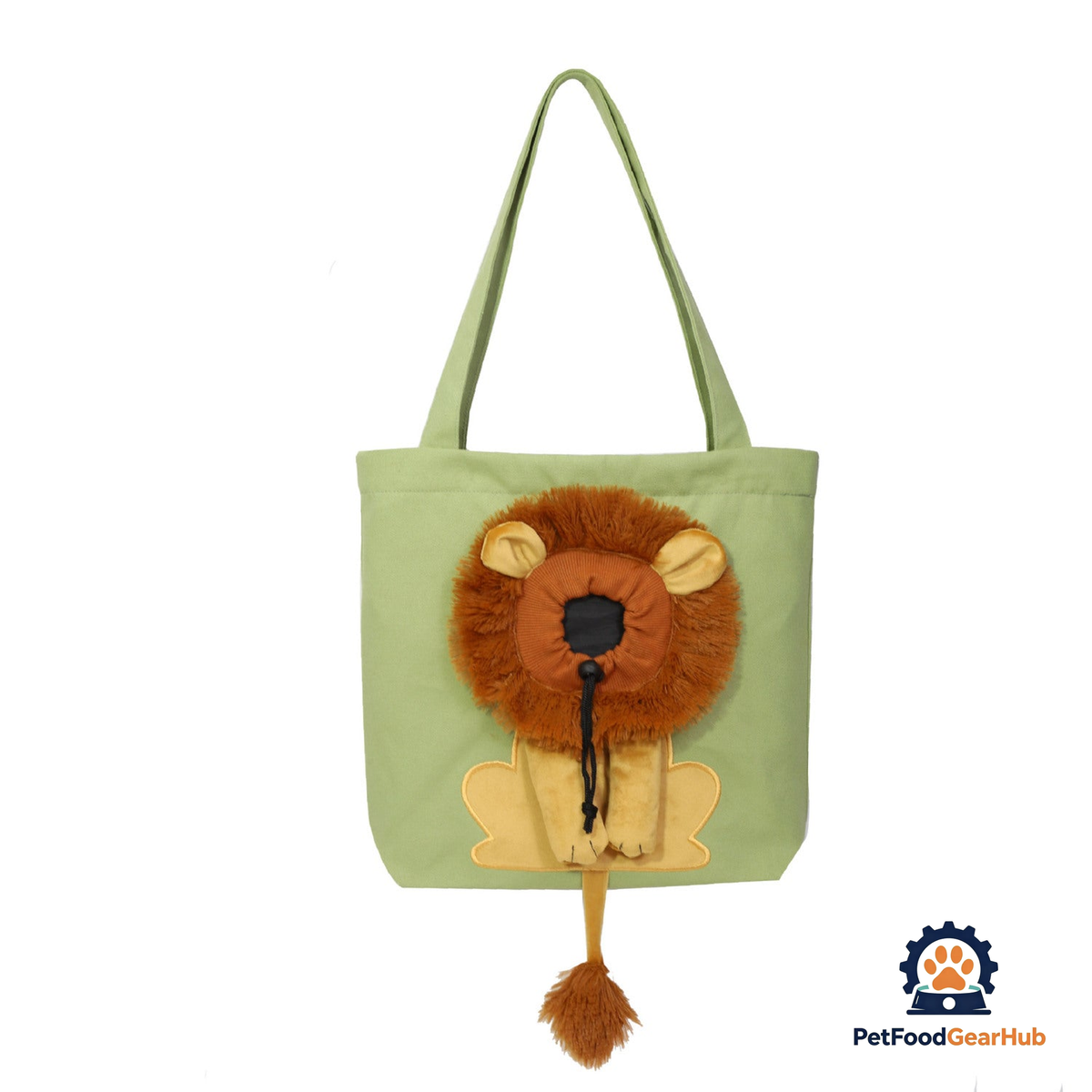 PetFoodGearHub Lion-Shaped Pet Canvas Shoulder Bag - product image 10
