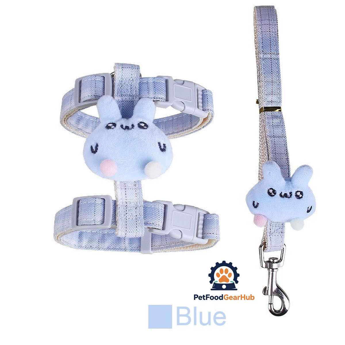 PetFoodGearHub Adjustable Cat Harness & Leash with Cartoon Design - product image 2
