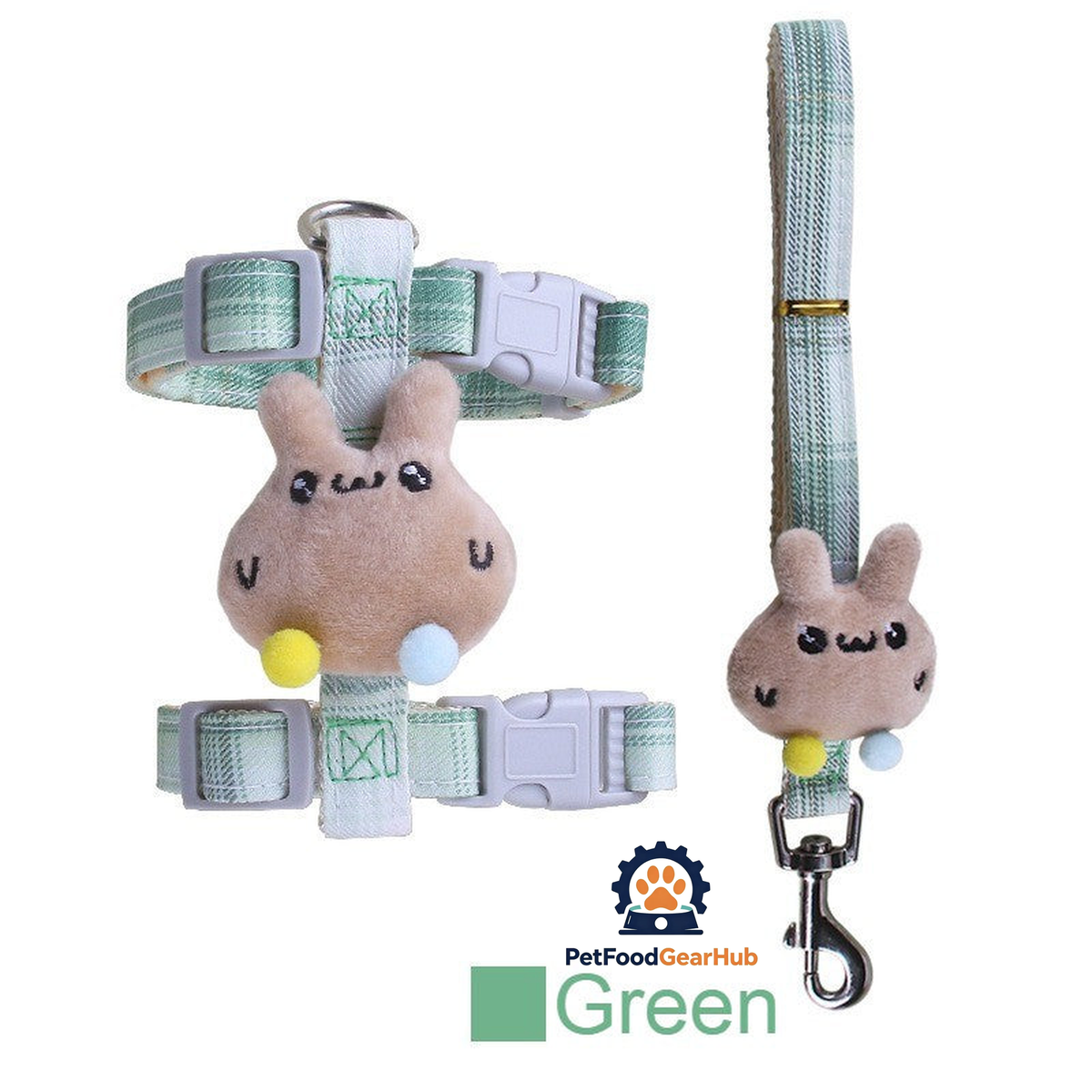 PetFoodGearHub Adjustable Cat Harness & Leash with Cartoon Design - product image 3