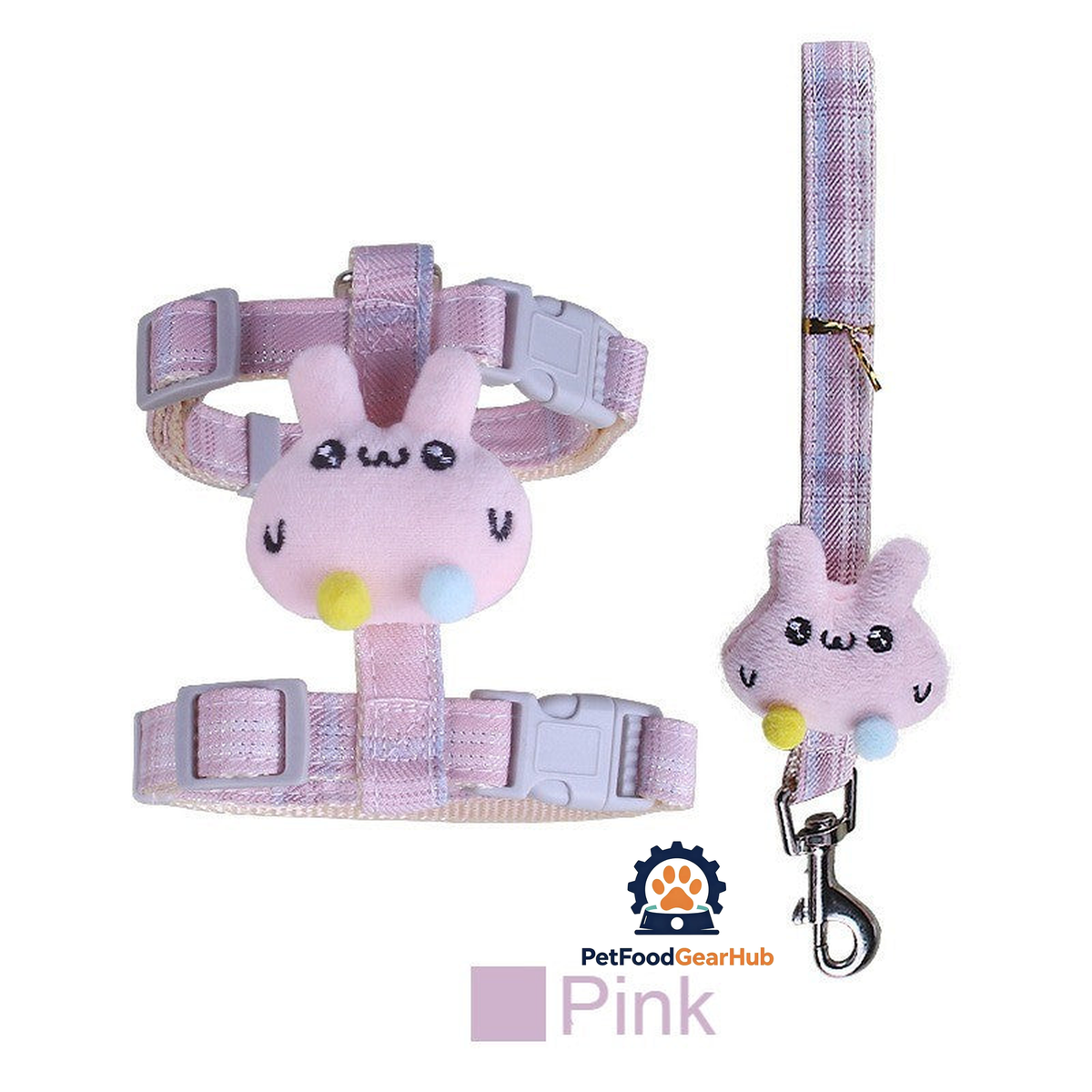 PetFoodGearHub Adjustable Cat Harness & Leash with Cartoon Design - product image 4