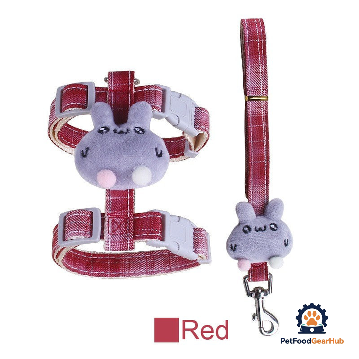 PetFoodGearHub Adjustable Cat Harness & Leash with Cartoon Design - product image 5