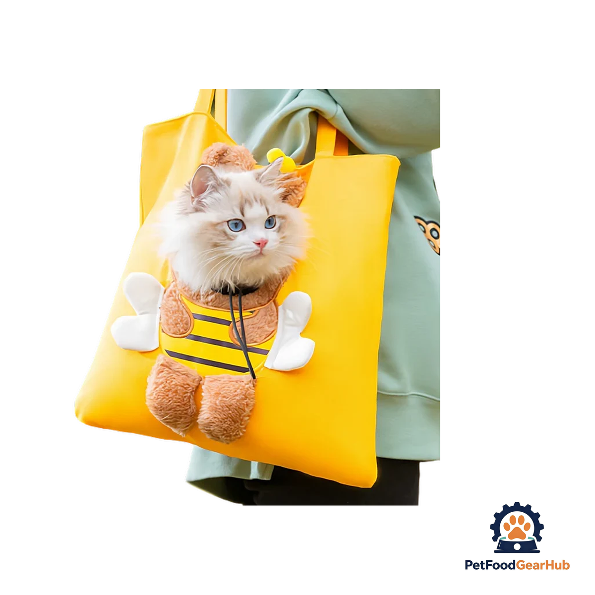 PetFoodGearHub Bee-Shaped Cat Carrier Bag - product image 2