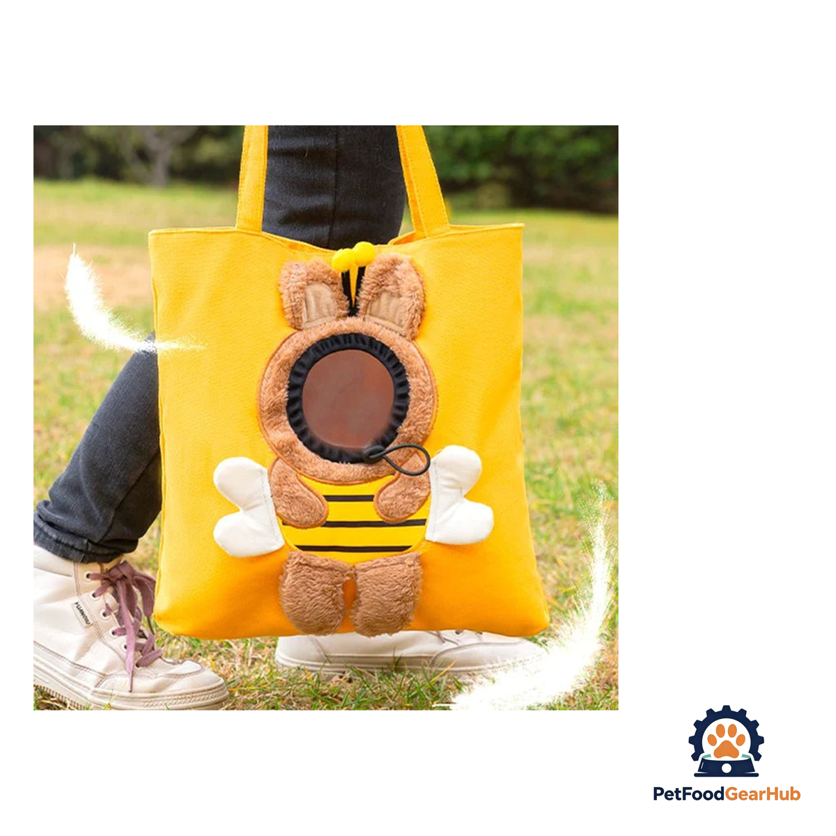 PetFoodGearHub Bee-Shaped Cat Carrier Bag - product image 3