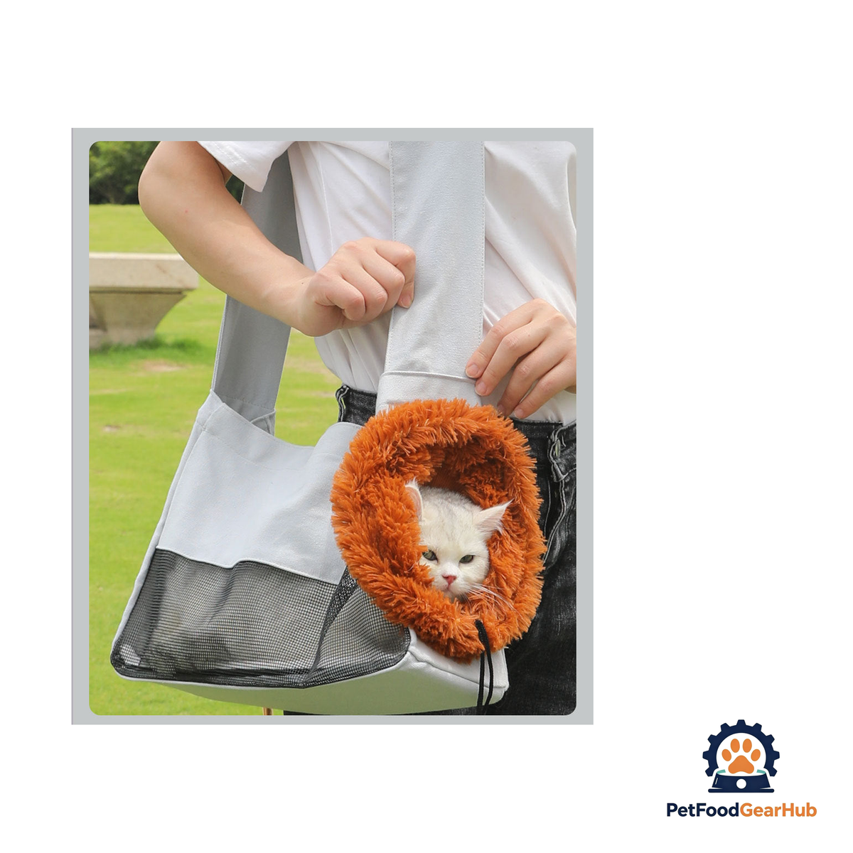 PetFoodGearHub Lion-Shaped Pet Canvas Shoulder Bag 2.0 - product image 3