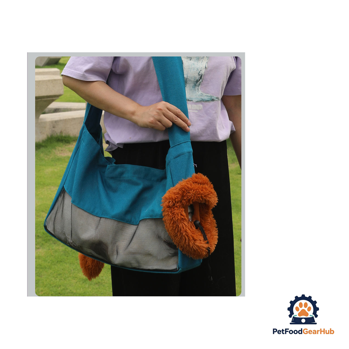 PetFoodGearHub Lion-Shaped Pet Canvas Shoulder Bag 2.0 - product image 5