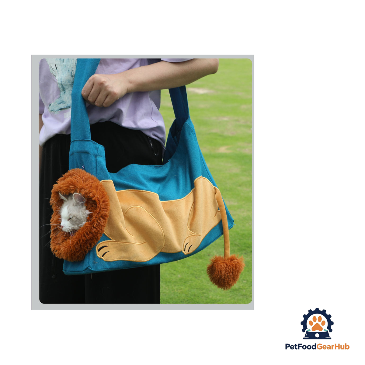 PetFoodGearHub Lion-Shaped Pet Canvas Shoulder Bag 2.0 - product image 8