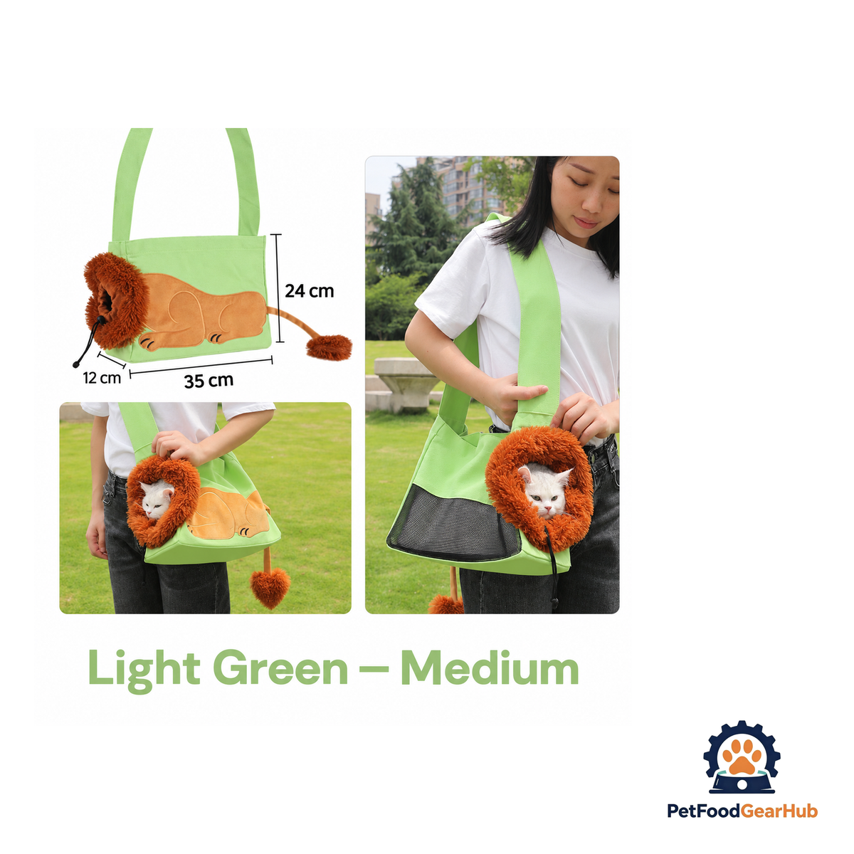 PetFoodGearHub Lion-Shaped Pet Canvas Shoulder Bag 2.0 - product image 12