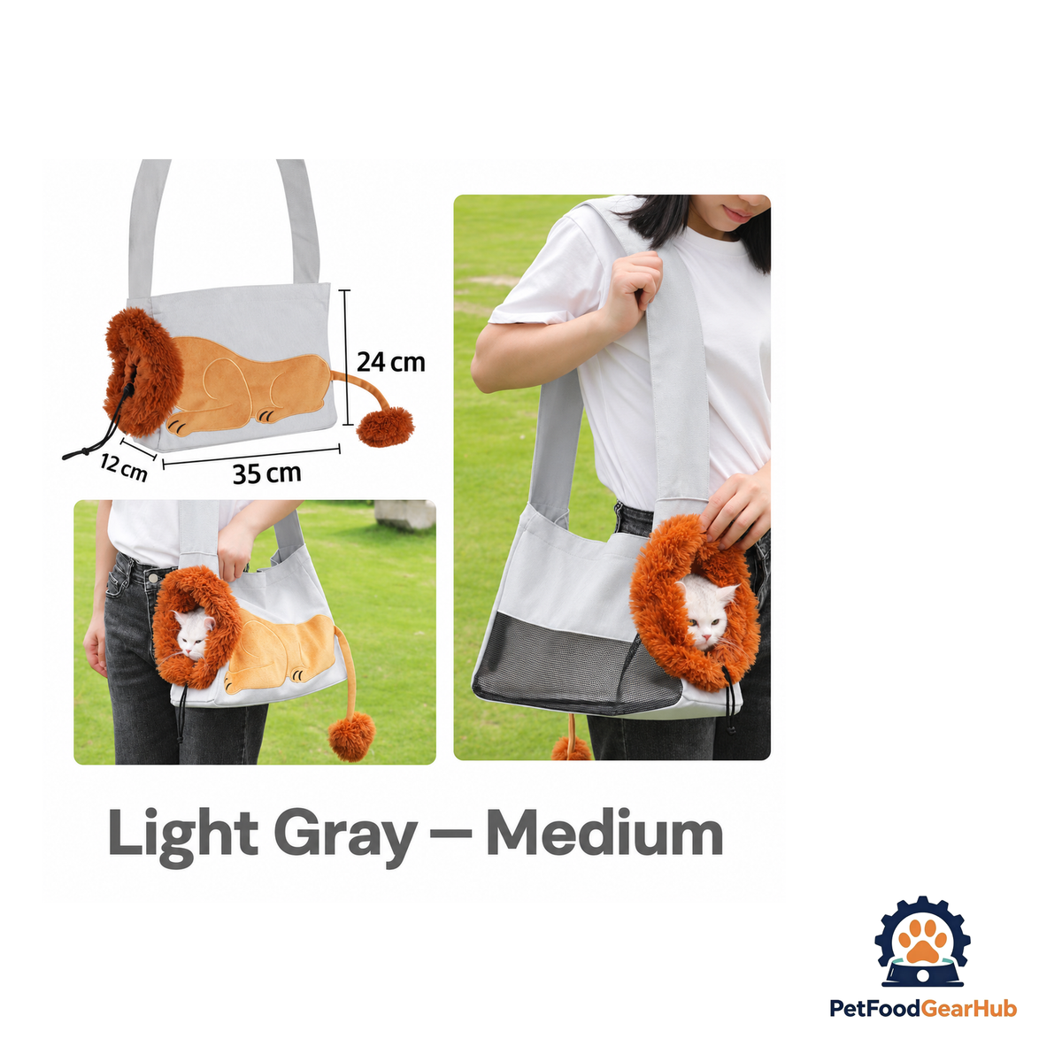 PetFoodGearHub Lion-Shaped Pet Canvas Shoulder Bag 2.0 - product image 13
