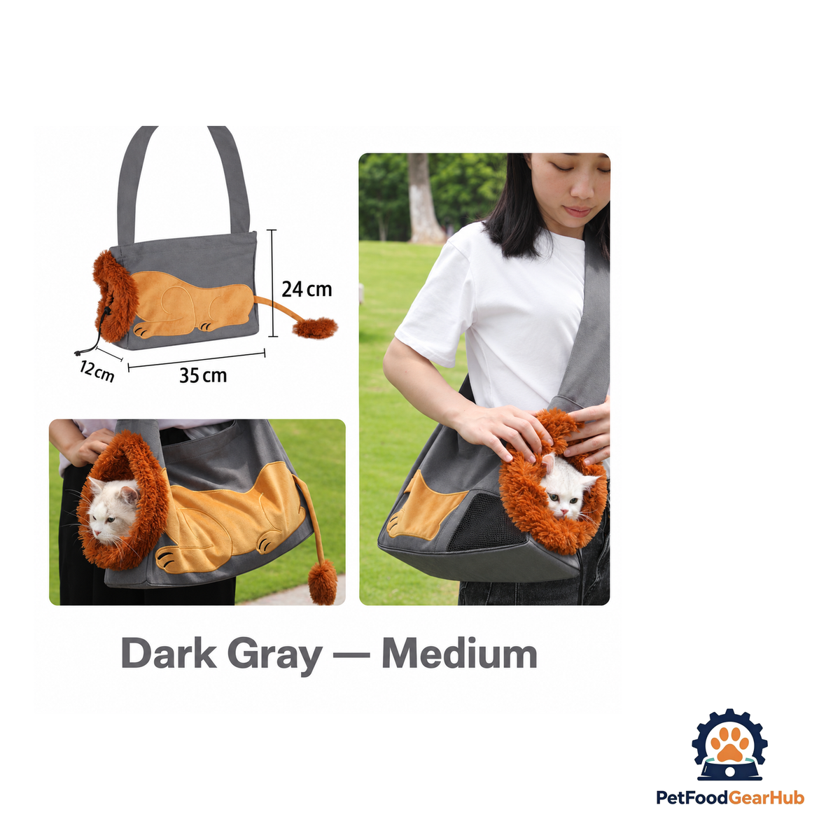 PetFoodGearHub Lion-Shaped Pet Canvas Shoulder Bag 2.0 - product image 15