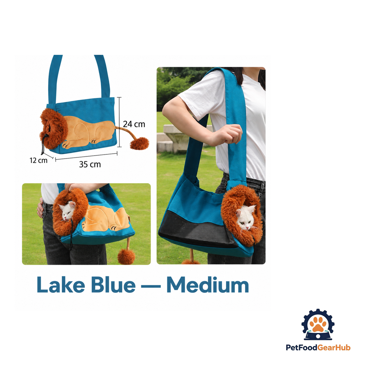 PetFoodGearHub Lion-Shaped Pet Canvas Shoulder Bag 2.0 - product image 17