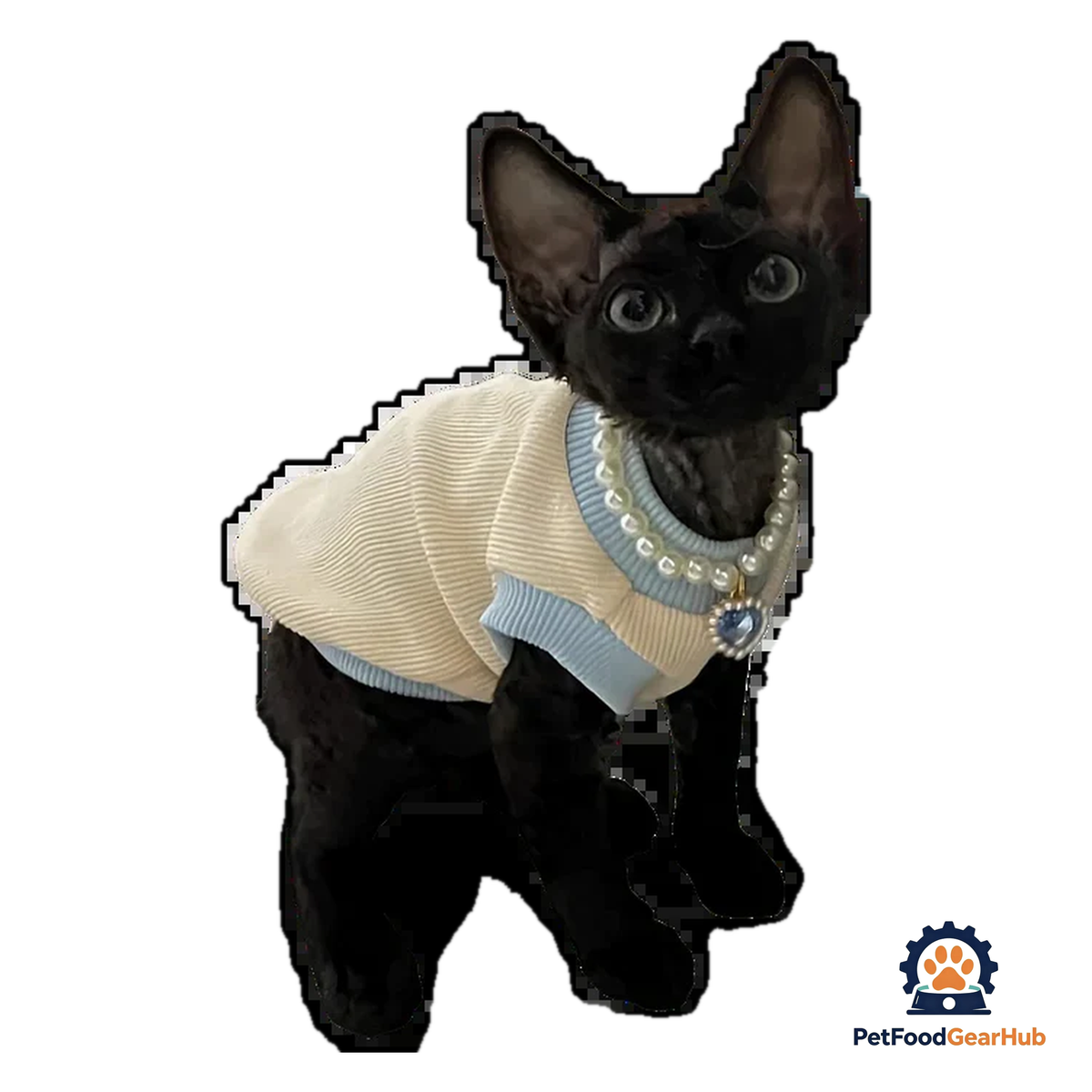 PetFoodGearHub Sparkling Pearl Cat Collar - product image 1