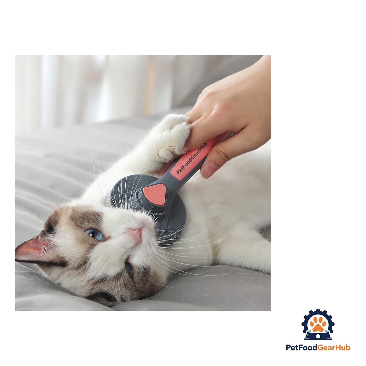 PetFoodGearHub Self-Cleaning Deshedding Slicker Brush For Cats and Dogs - product image 5