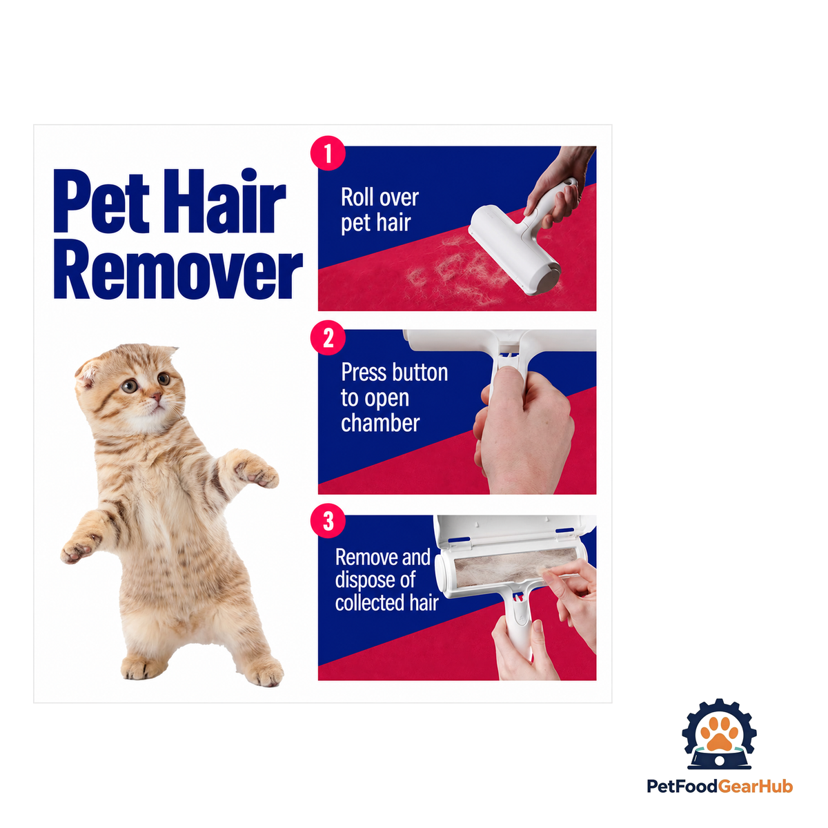 PetFoodGearHub Reusable Pet Hair Remover - product image 2