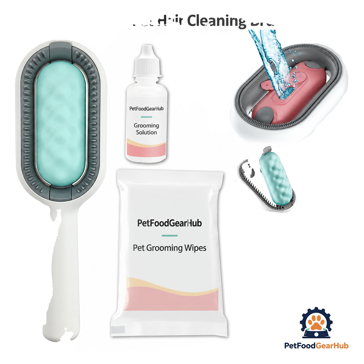 PetFoodGearHub Reusable Pet Hair Cleaning Brush - product image 1