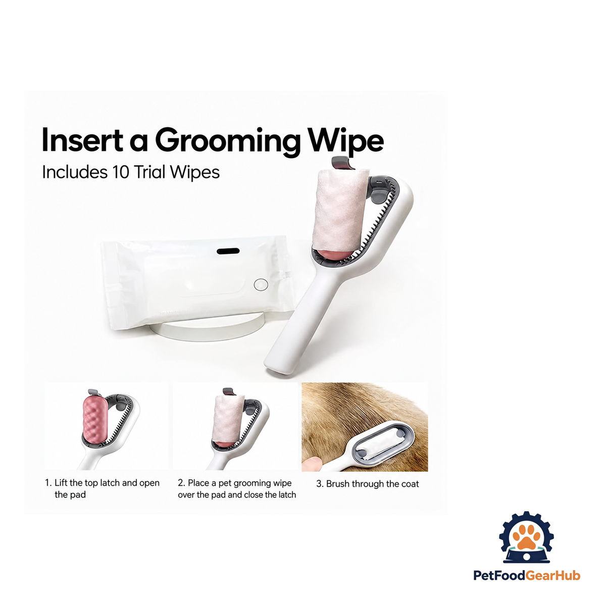 PetFoodGearHub Reusable Pet Hair Cleaning Brush - product image 7