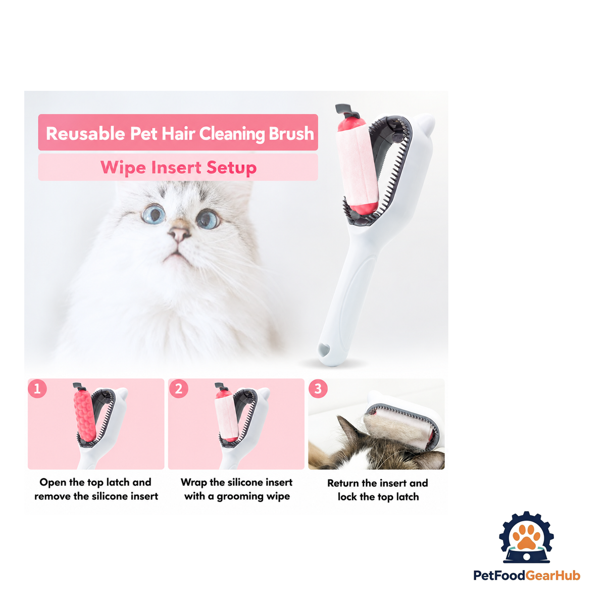 PetFoodGearHub Pet Hair Capturing Brush - product image 4