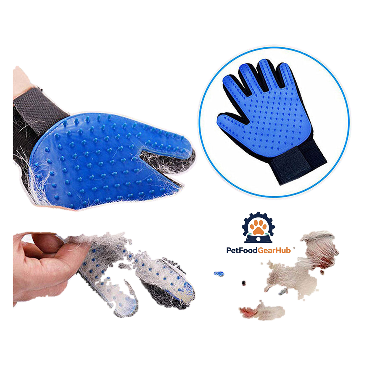 PetFoodGearHub Pet Scrub Gloves - product image 1