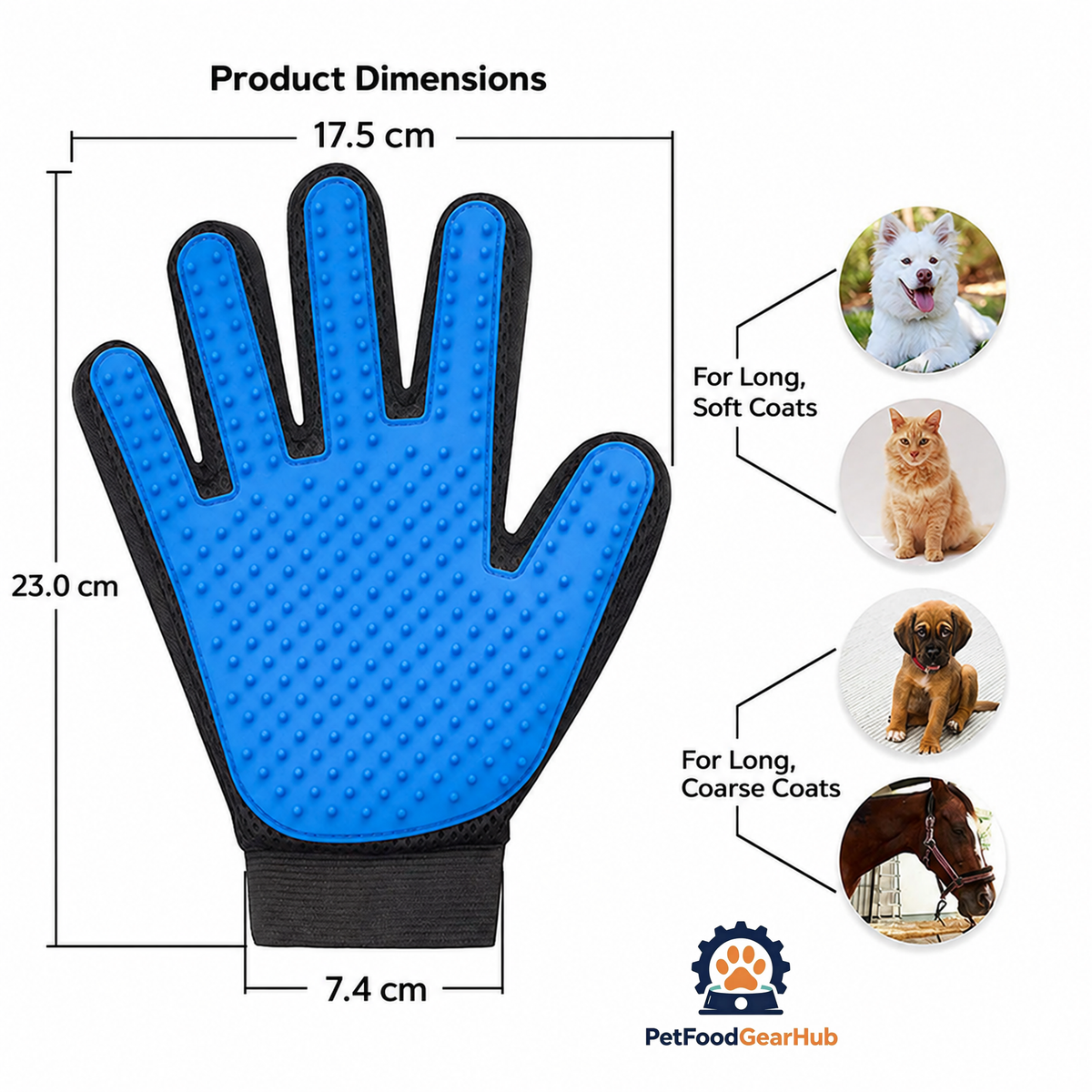 PetFoodGearHub Pet Scrub Gloves - product image 9