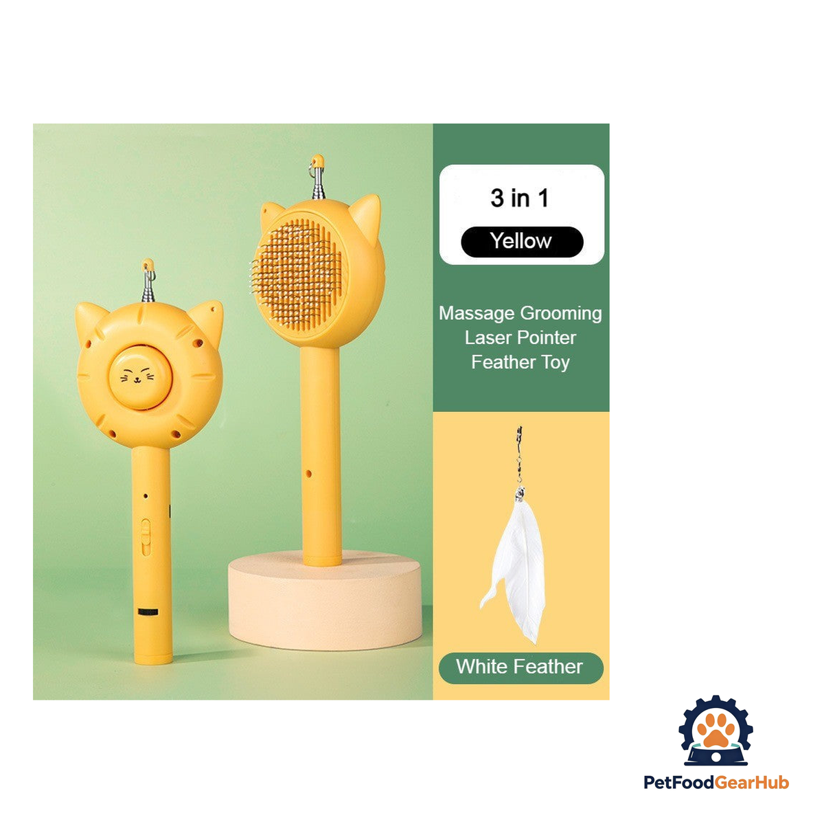 PetFoodGearHub All-in-one Self-Cleaning Cat Brush & Toy - product image 9