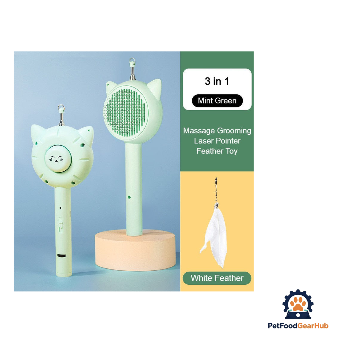 PetFoodGearHub All-in-one Self-Cleaning Cat Brush & Toy - product image 10
