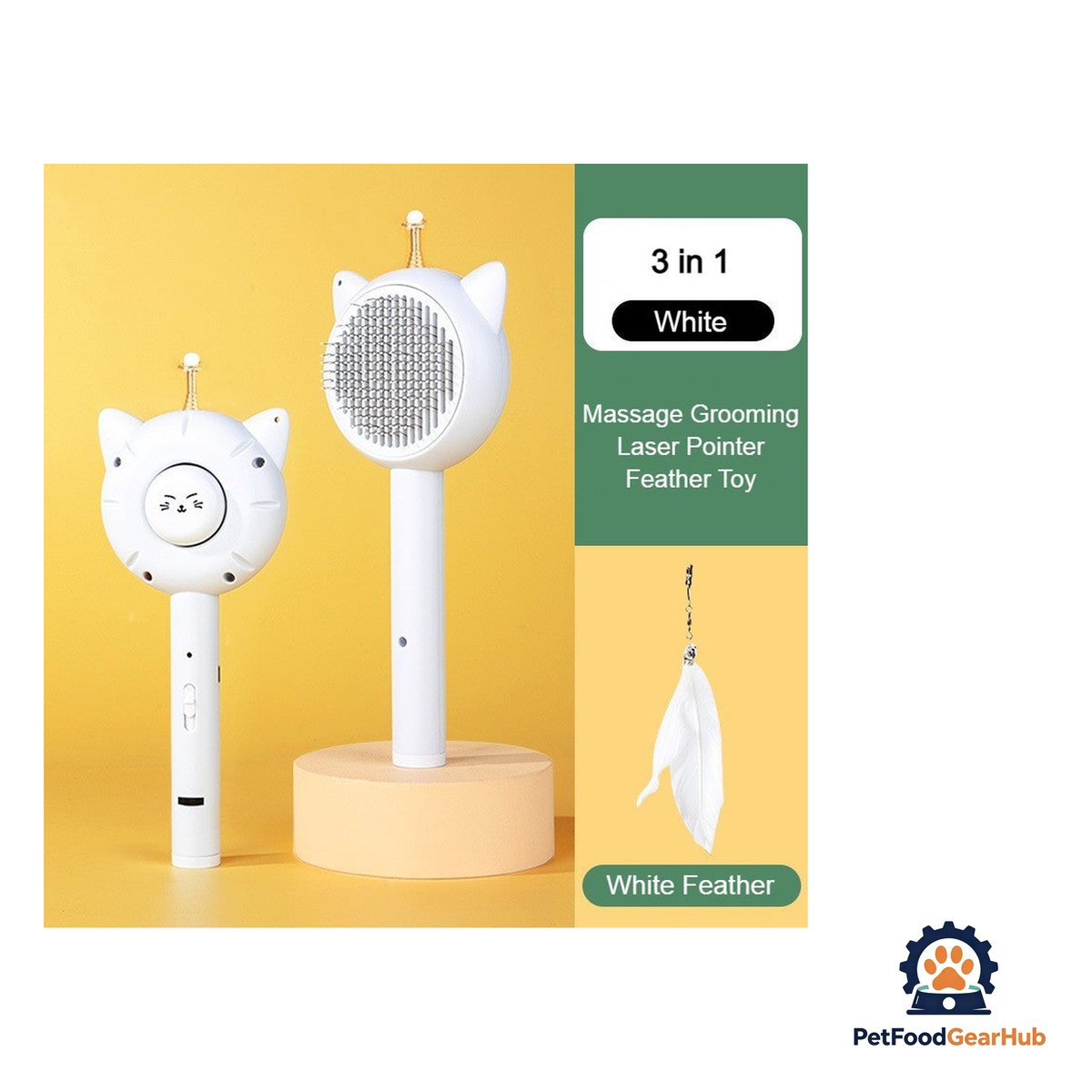 PetFoodGearHub All-in-one Self-Cleaning Cat Brush & Toy - product image 11