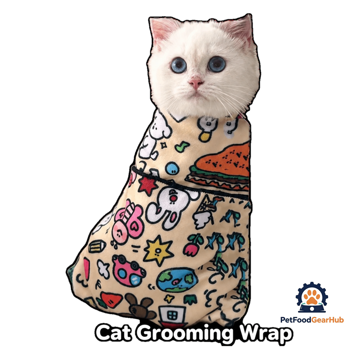 PetFoodGearHub Cat Grooming Wrap - product image 1
