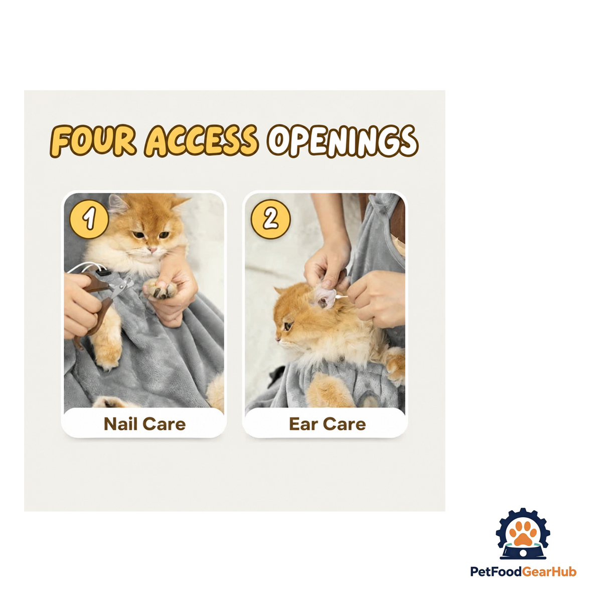 PetFoodGearHub Cozy Cat Grooming Apron - product image 4