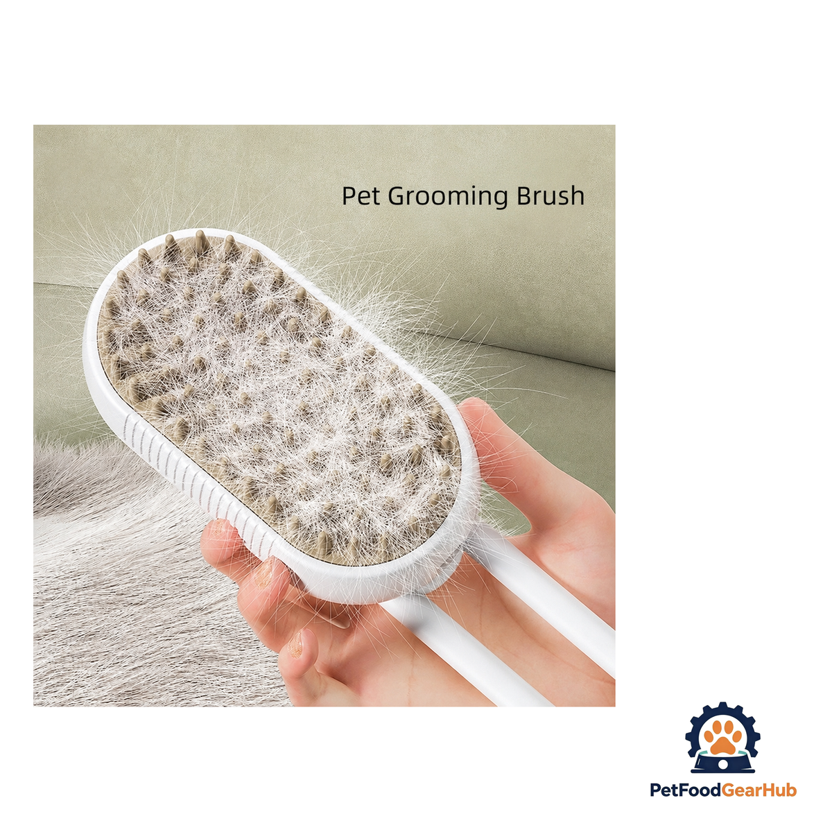 PetFoodGearHub 3-in-1 Rechargeable Pet Mist Brush for Cats & Dogs - product image 2