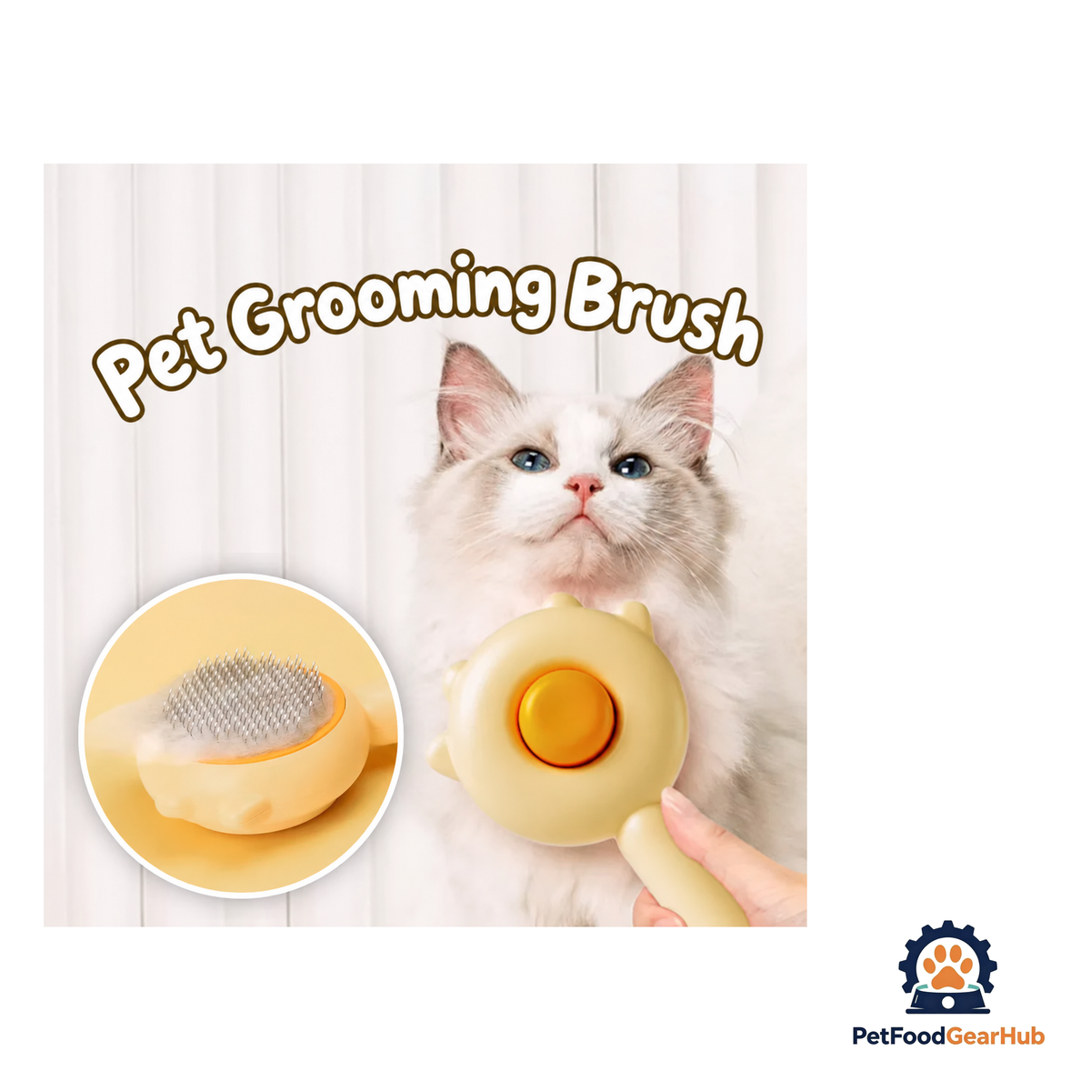 PetFoodGearHub Soft Stroke Cat Brush - product image 2