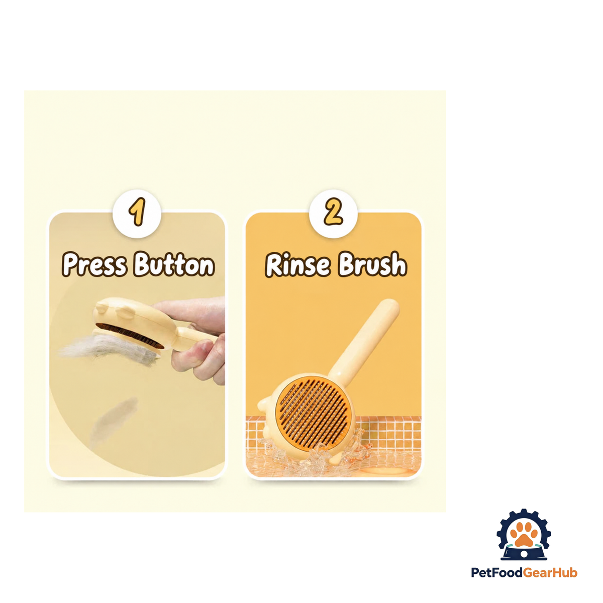 PetFoodGearHub Soft Stroke Cat Brush - product image 3