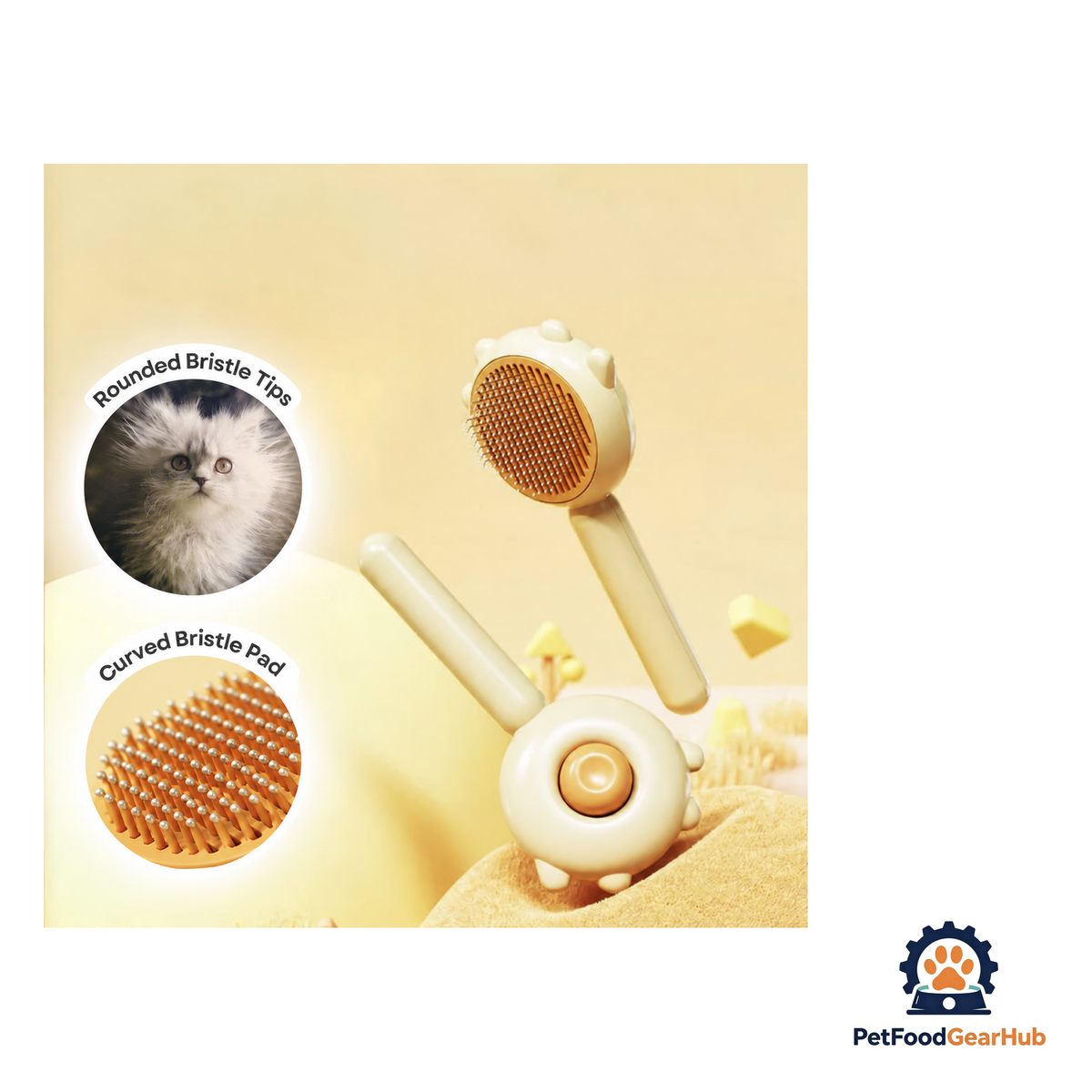 PetFoodGearHub Soft Stroke Cat Brush - product image 6