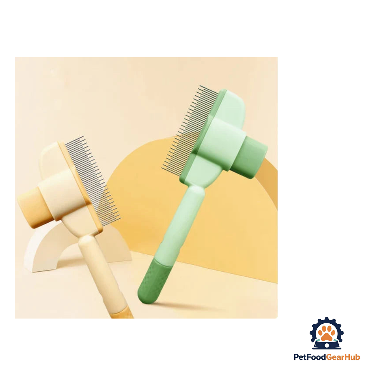 PetFoodGearHub One-Click Self-Cleaning Detangling Comb - product image 2