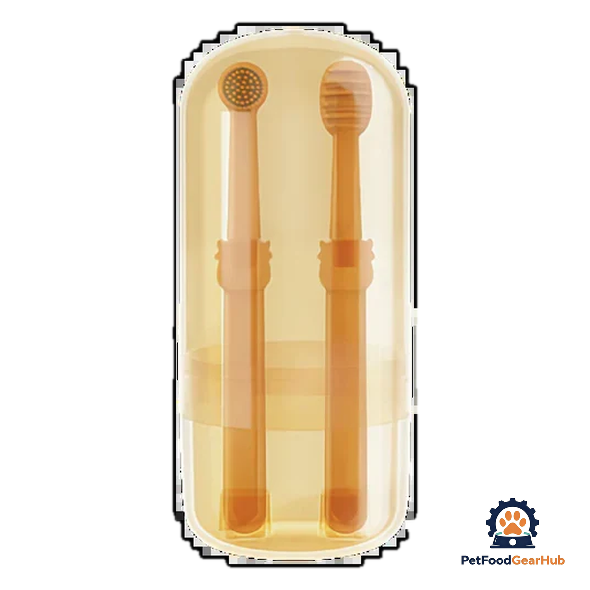 PetFoodGearHub Dual Pet Toothbrush Set for Cats and Dogs - product image 1
