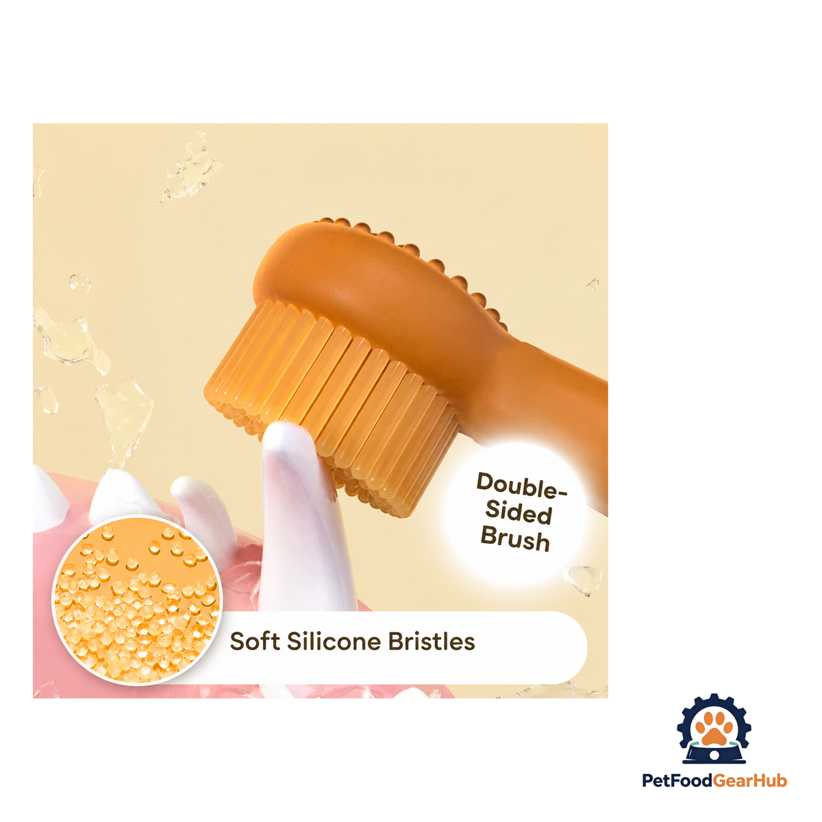 PetFoodGearHub Dual Pet Toothbrush Set for Cats and Dogs - product image 3