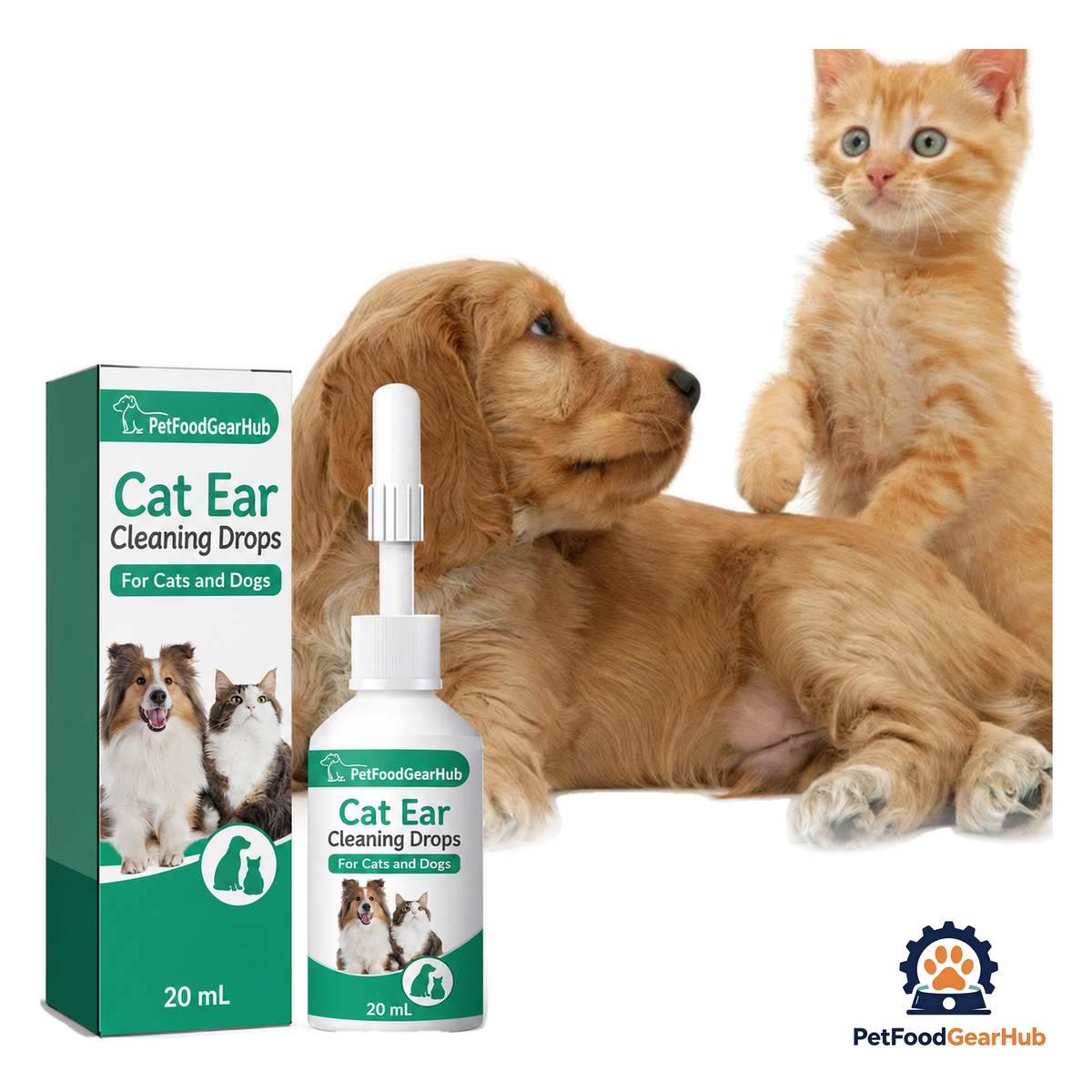 PetFoodGearHub Cat Ear Cleaning Drops - product image 1