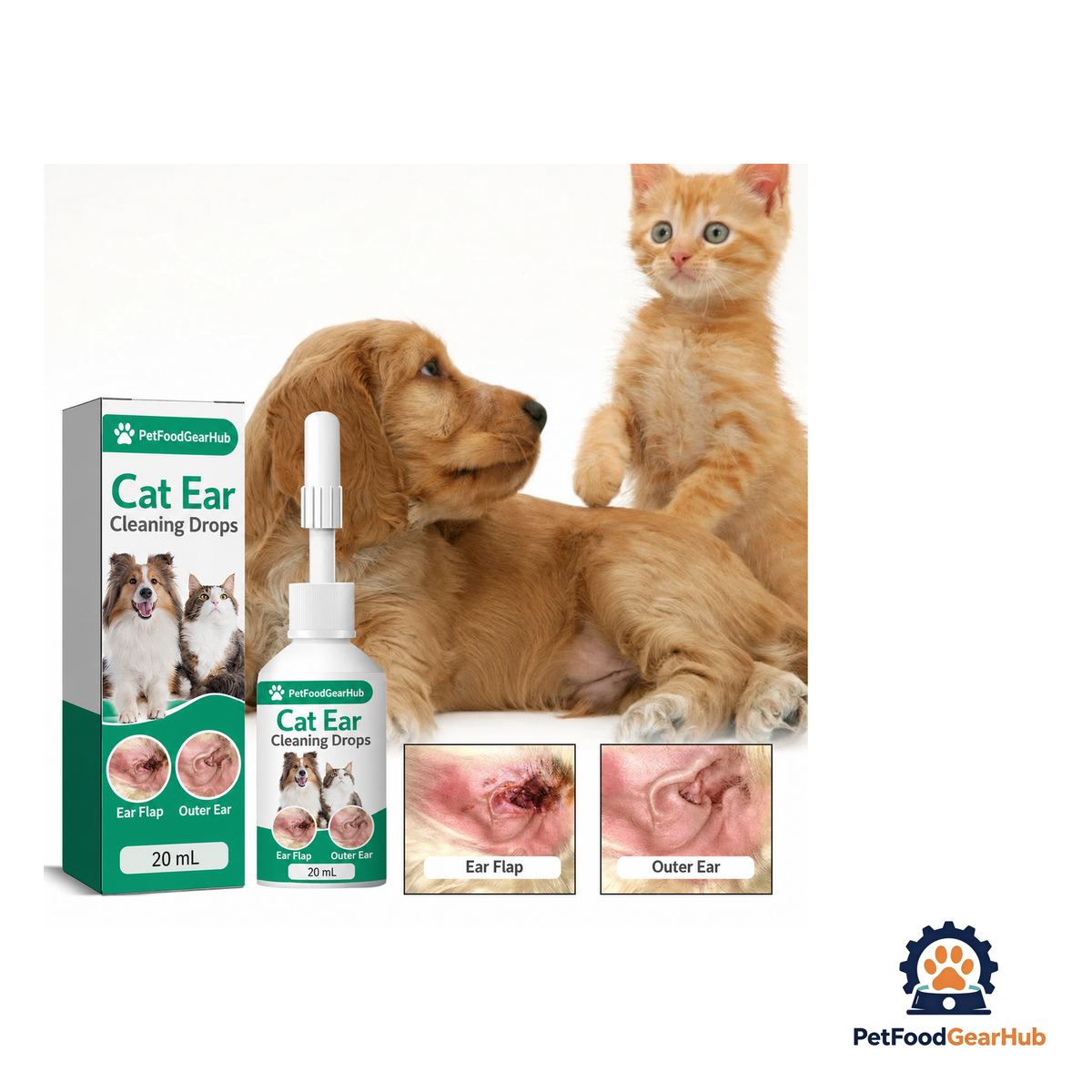 PetFoodGearHub Cat Ear Cleaning Drops - product image 2