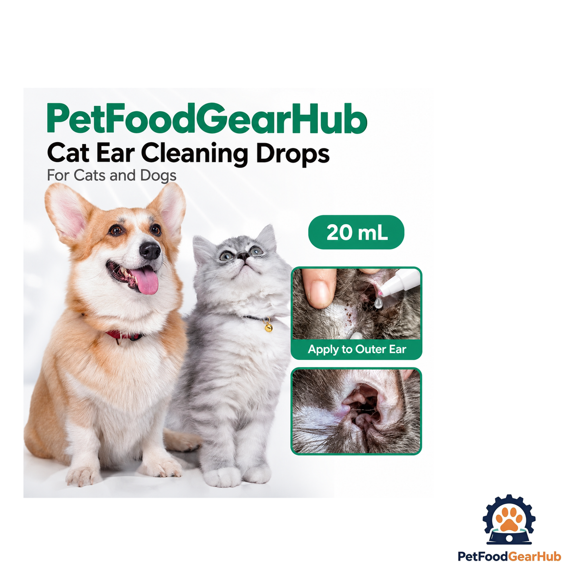 PetFoodGearHub Cat Ear Cleaning Drops - product image 3