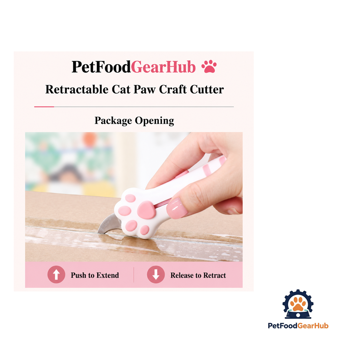 PetFoodGearHub Retractable Cat Paw Craft Cutter - product image 7
