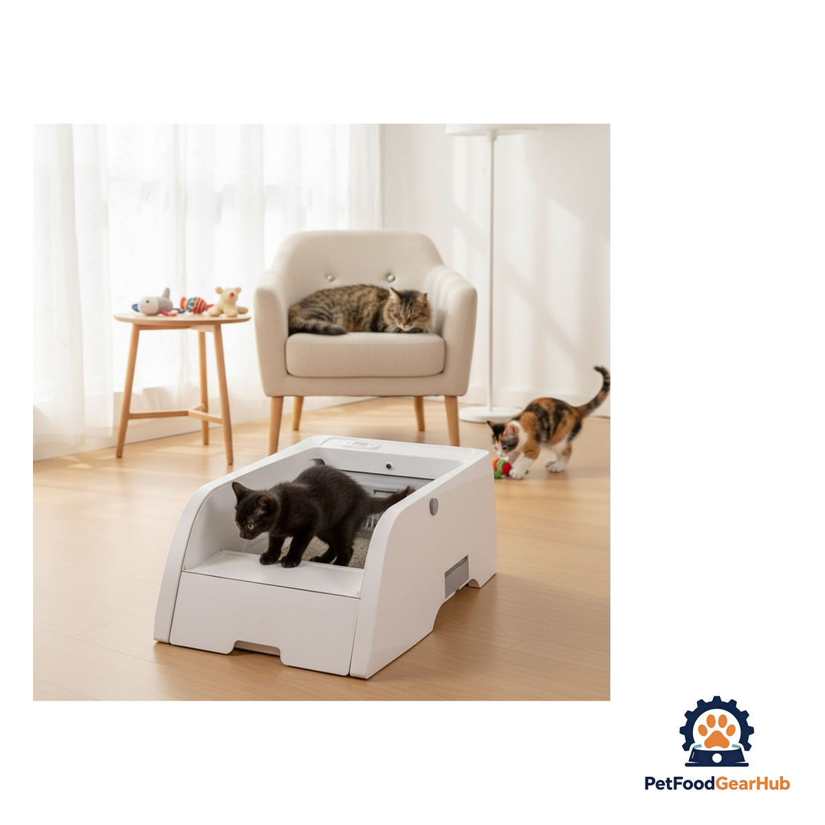 PetFoodGearHub Automatic Open-Top Litter Box - product image 17