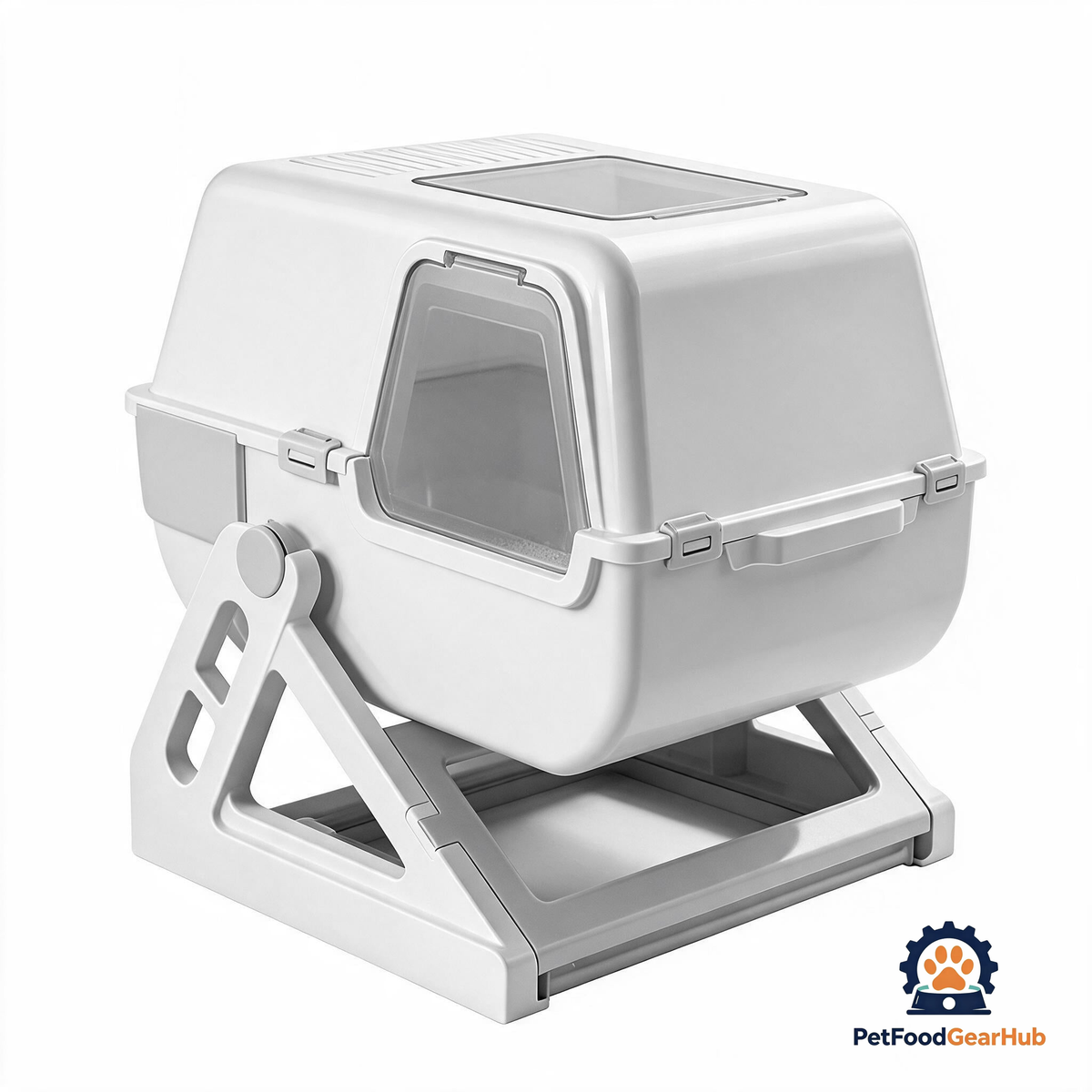 PetFoodGearHub Semi-Auto Flip Cleaning Litter Box - product image 12