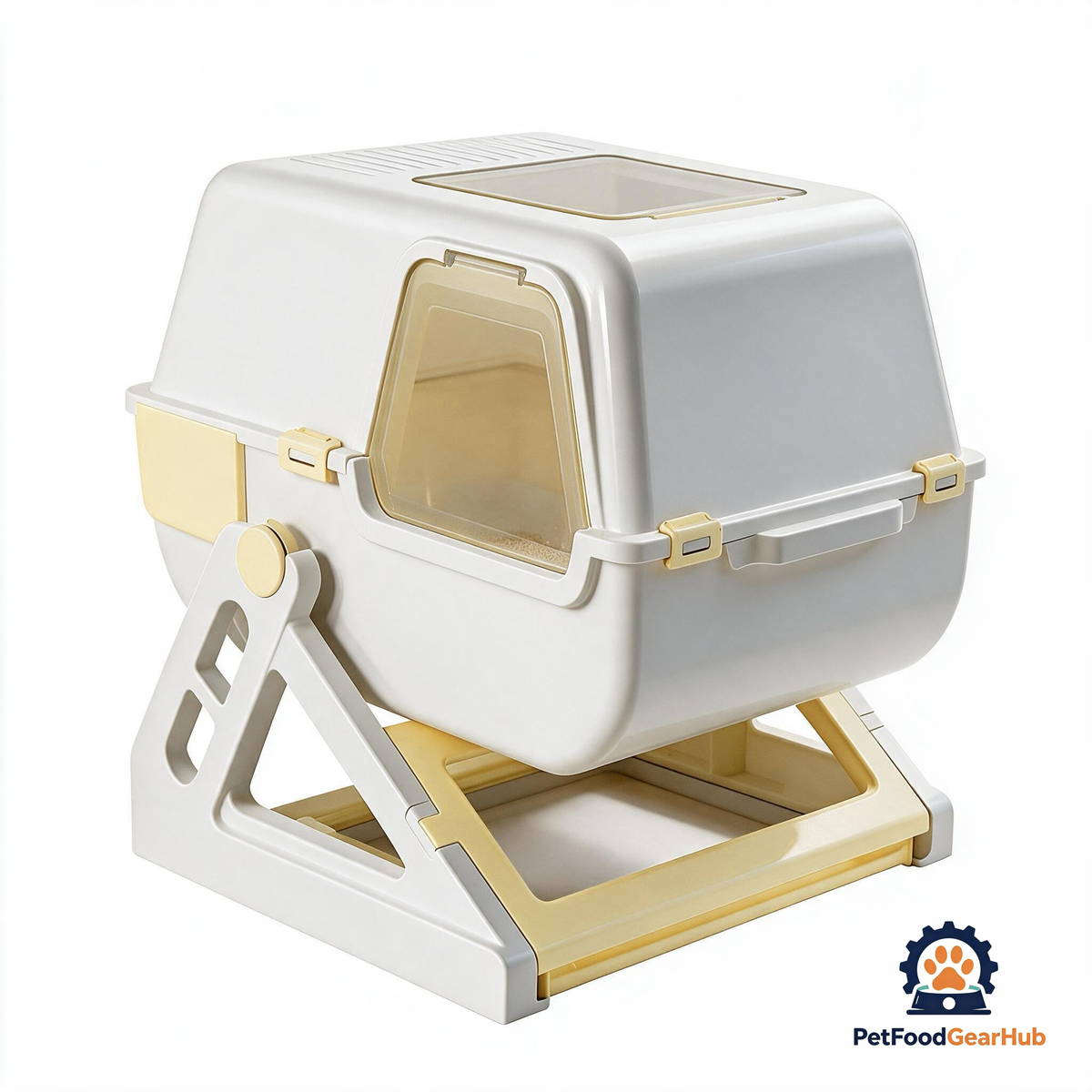 PetFoodGearHub Semi-Auto Flip Cleaning Litter Box - product image 14