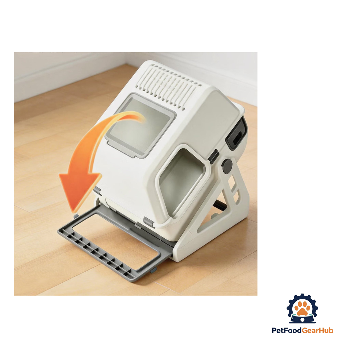 PetFoodGearHub Semi-Auto Flip Cleaning Litter Box - product image 19