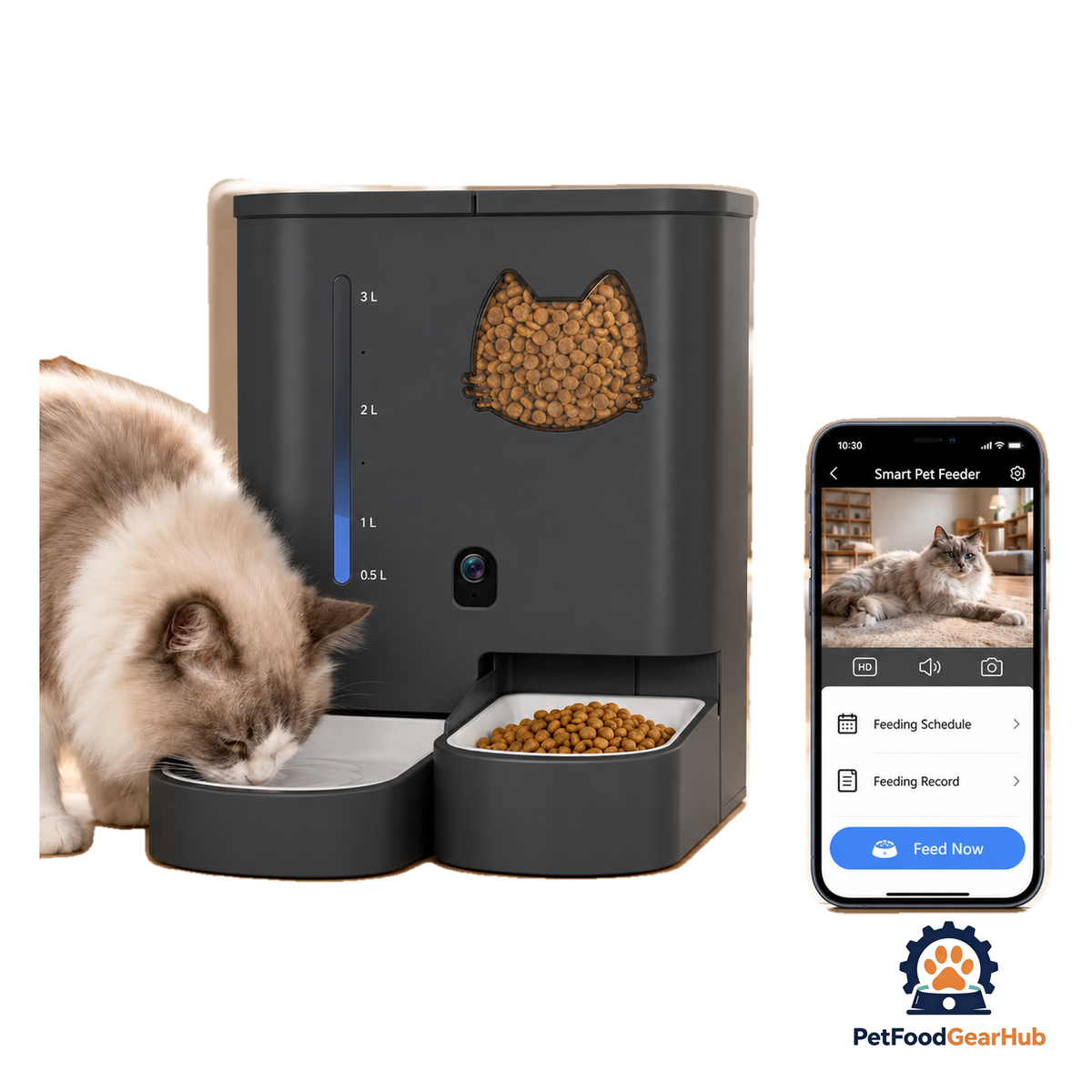 PetFoodGearHub Automatic Pet Feeder & water dispenser - product image 1