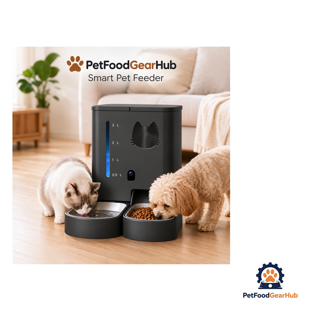 PetFoodGearHub Automatic Pet Feeder & water dispenser - product image 4