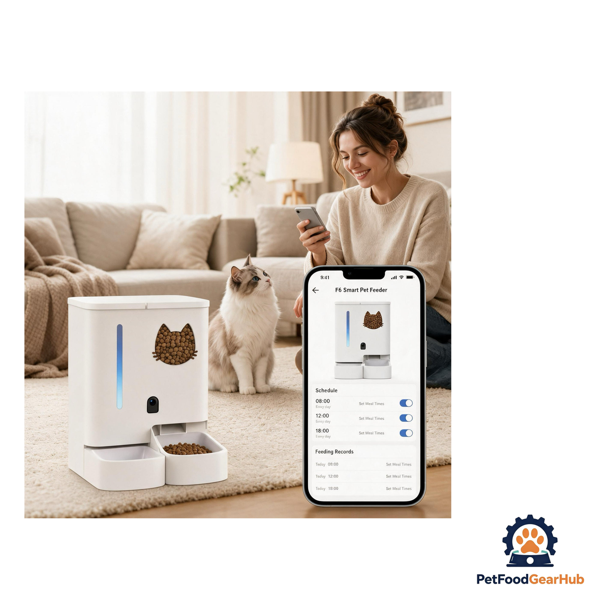 PetFoodGearHub Automatic Pet Feeder & water dispenser - product image 5