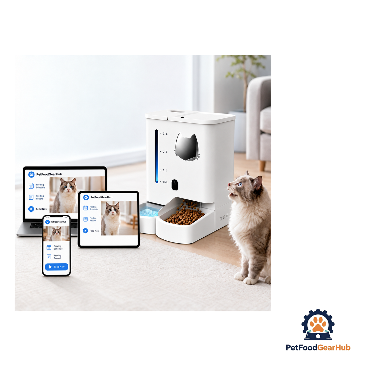 PetFoodGearHub Automatic Pet Feeder & water dispenser - product image 10