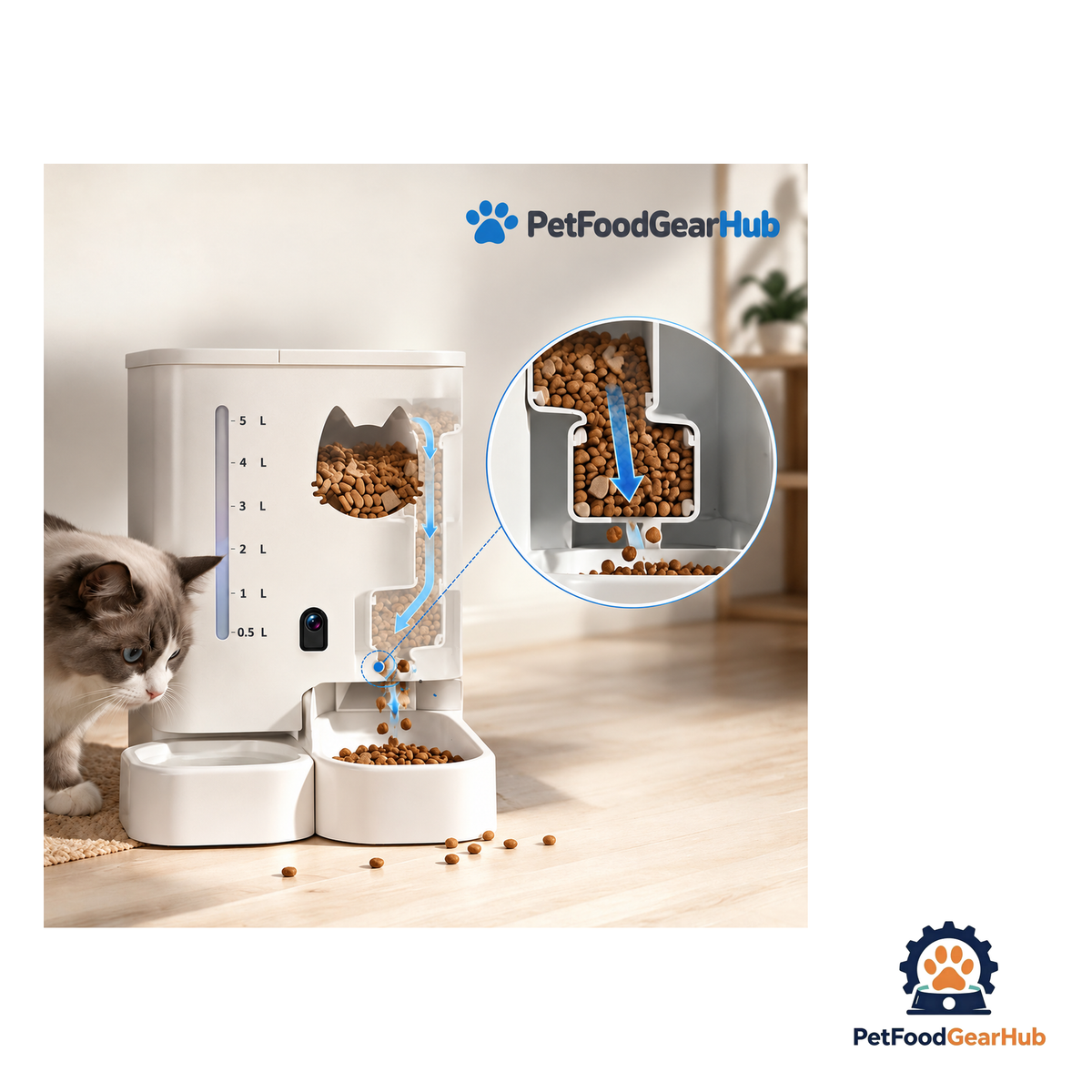 PetFoodGearHub Automatic Pet Feeder & water dispenser - product image 12
