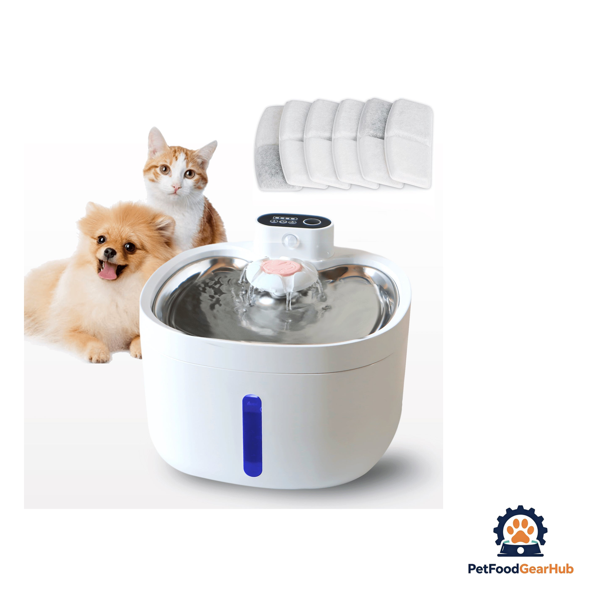 PetFoodGearHub Three-Mode Sensor-Activated Pet Fountain - product image 6